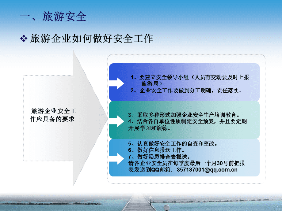 旅游安全和业务统计培训.ppt